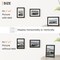 5x7 Picture Frame Set of 3 – Black Photo Frames for 4x6 or 5x7 Photos, Art Prints, Posters, Wall & Tabletop Display, Gallery Style Home Decor